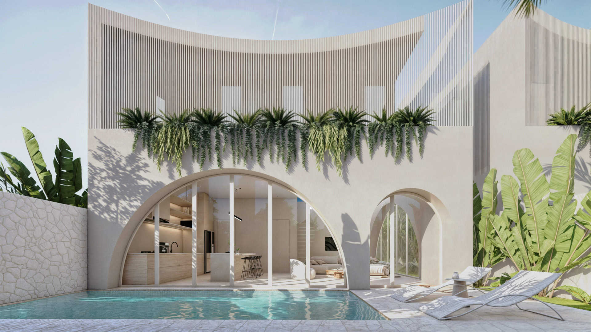 OCEAN VIEW 2 BEDROOM VILLA FOR SALE IN MELASTI ULUWATU BALI BE-1165 